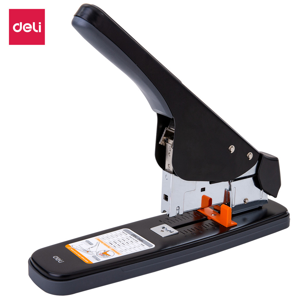 

Deli | Stapler Jilid (Heavy Duty Stapler) 50% Effortless | 120 lembar | E0484