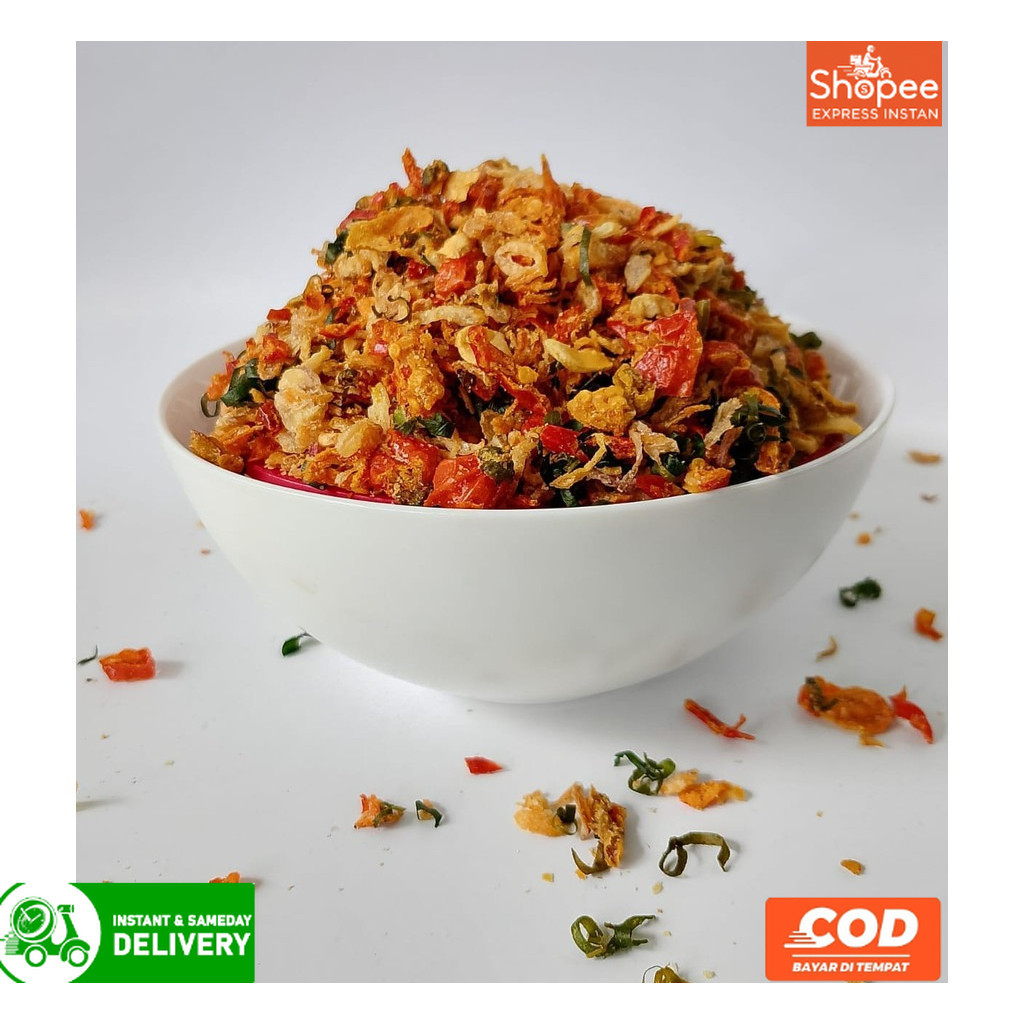 

Paket All Varian Sambal Awur Khas Bandung Ori - Sambal Tabur Kering Bawang Goreng Siap Saji 100g