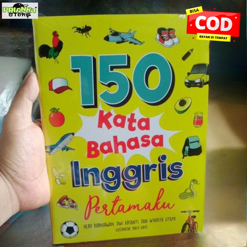 Buku 150 Kata Bahasa Inggris Pertamaku | Buku Pengenalan Kosa Kata Bahasa Inggris