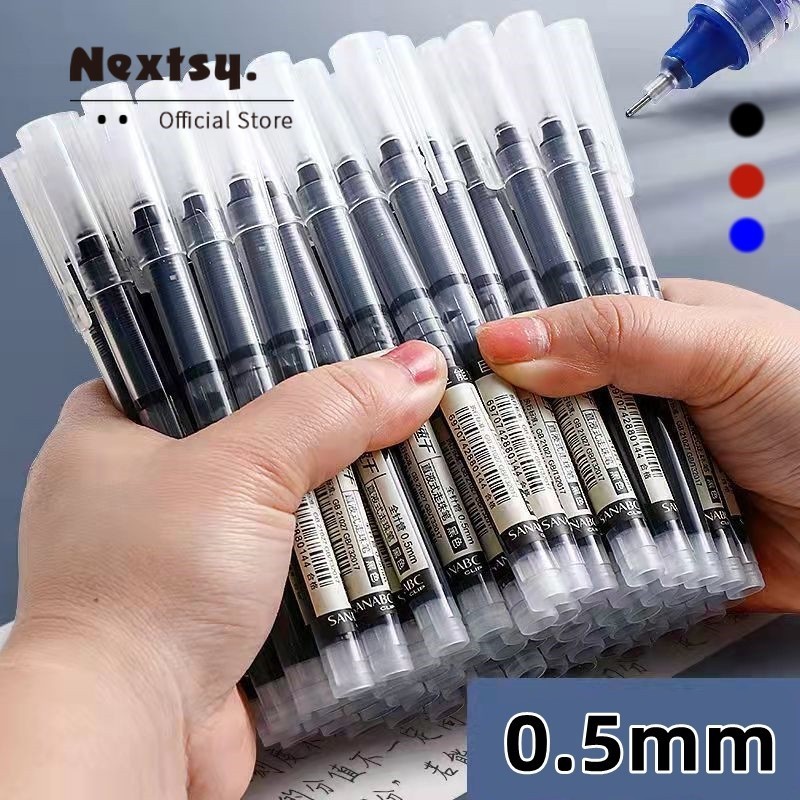 

Nextsy Pulpen Gel Kapasitas Besar Hitam Biru Merah 0.5mm