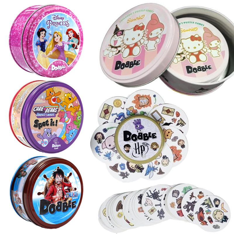 Spot It Dobble Card Game / Mainan Spot It / Kartu Spot It Family Kids Board Games Gifts Holiday Camp