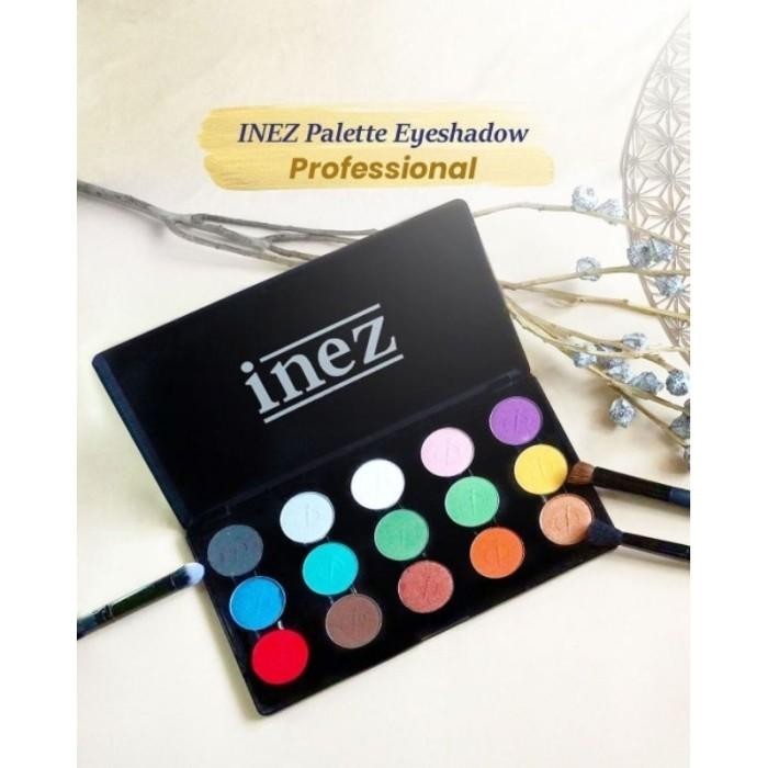 Inez Color Palette Eyeshadow Kosmetik Makeup Pengantin Eye Shadow Multi Warna Profesional