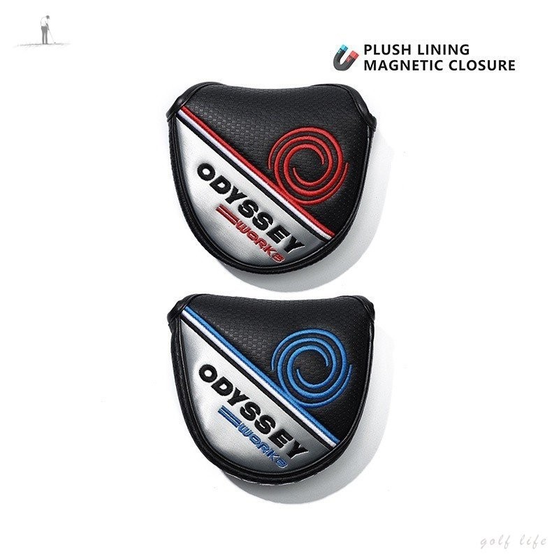 # Cepat kirim #ODY Motif Leather Putter Mallet Head Covers Golf Club - Sarung Stick Club ODY-SS01_#P