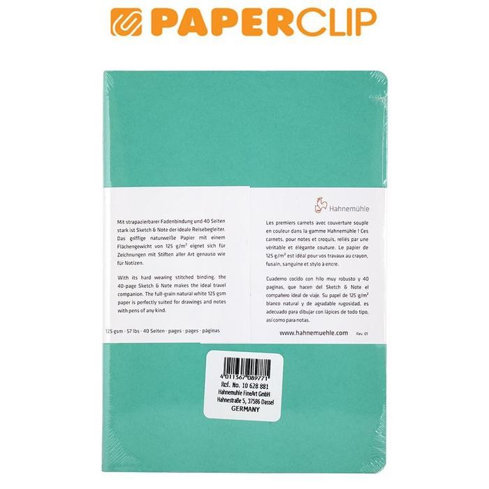 

SKETCHBOOK HAHNEMUHLE SKETCH & NOTE A5 20S 10628881