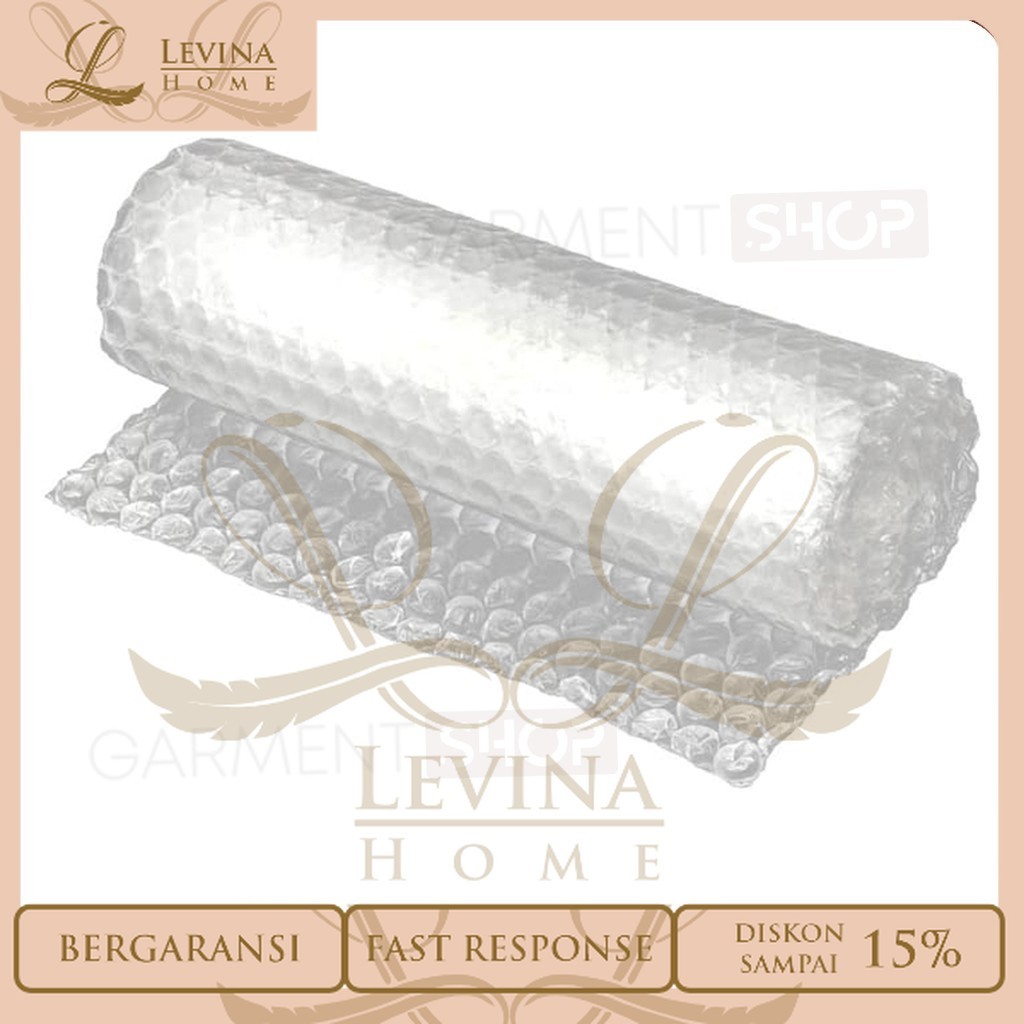 

Bubble Wrap Tambahan 1 Per Kg Untuk Pengiriman – Levina Home