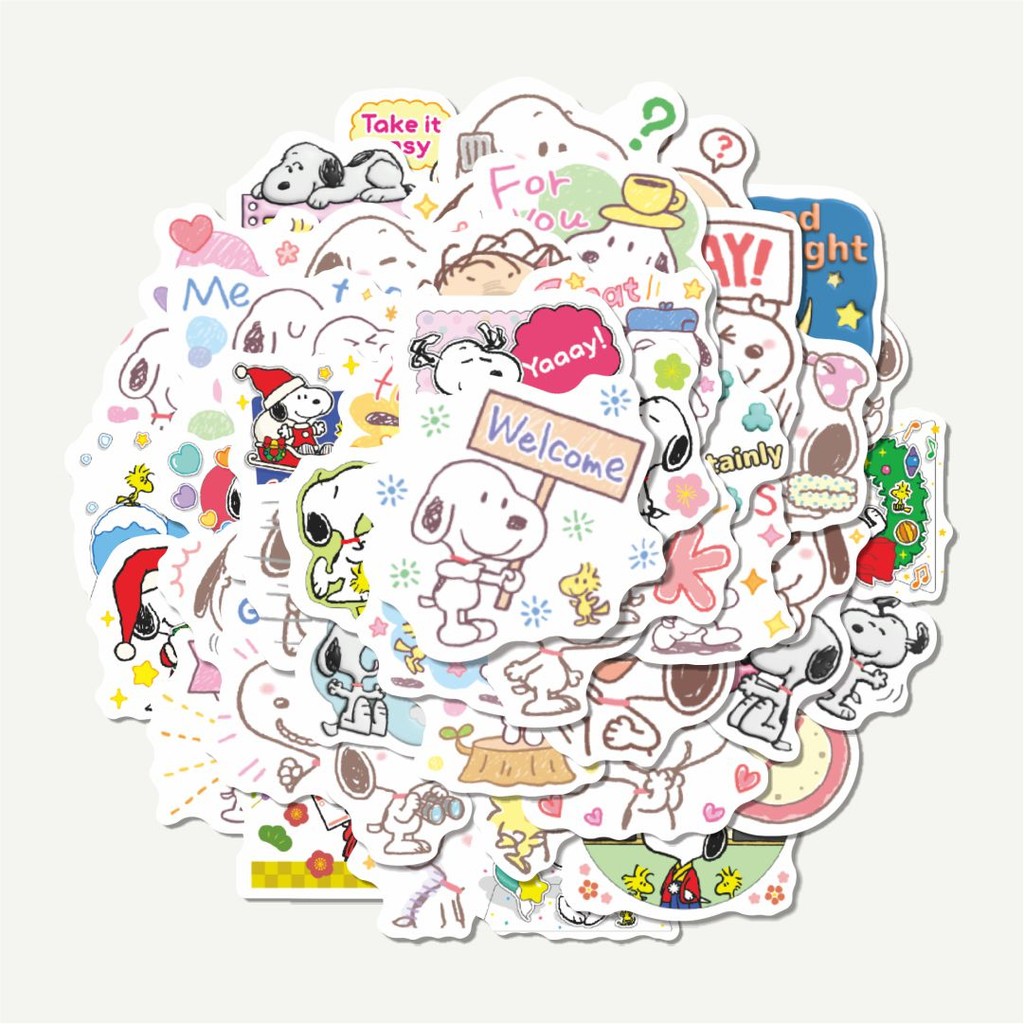 

Sticker Pack Stiker Kartun Snoopy V14 | Sticker TUMBLR | Stiker LAPTOP KOPER HELM