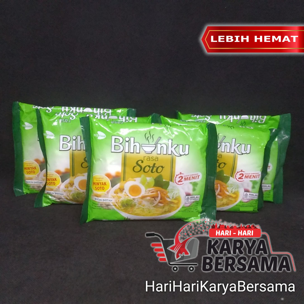 

MAKANAN MIE INSTAN BIHUNKU RASA SOTO SPESIAL PACK 5'S X 55GR