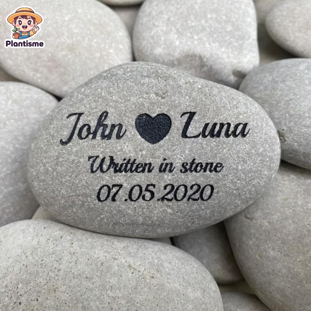 Batu Hias - River Stone Batu Kali Bulat Besar Natural Pebbles Variasi Ukuran Besar Kecil Aquascape T