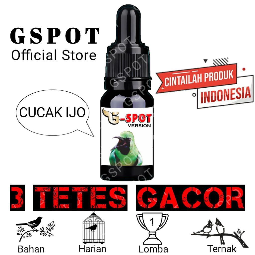 GSPOT Vitamin Khusus Lomba Cucak Ijo Jambul Ngentrok Ngerol Nembak Bongkar Isian Berdurasi