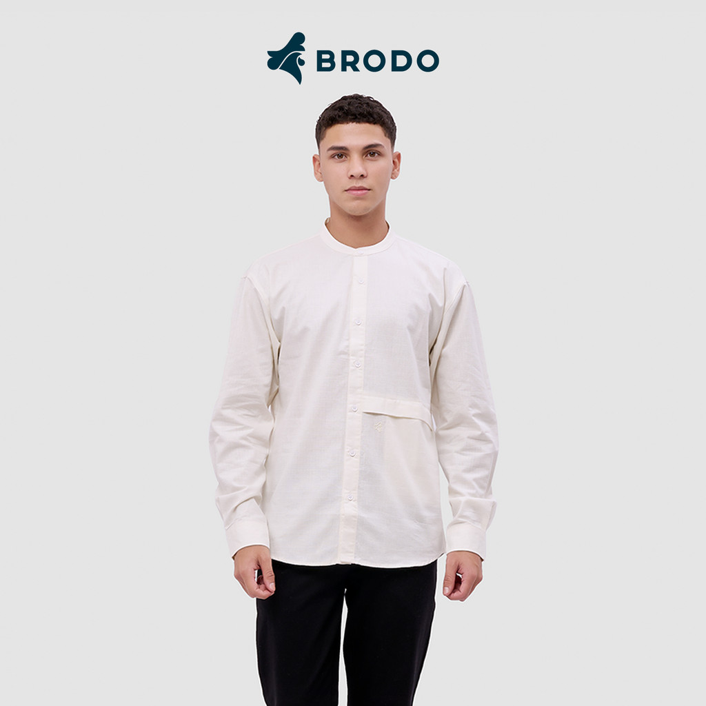 BRODO - Broshirt Camicia Long White