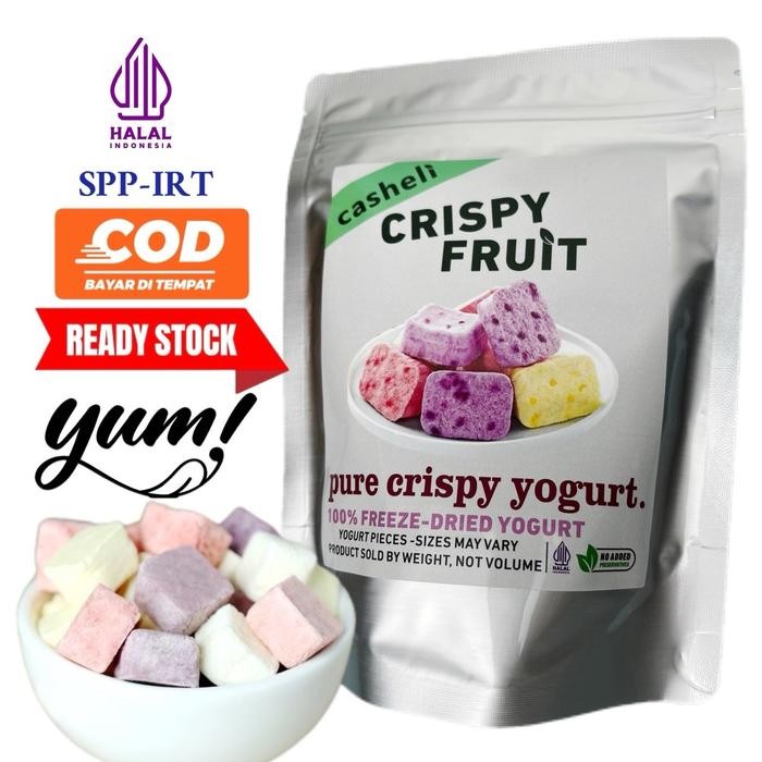 

SALE casheli Yogurt Crispy Freeze-dried Yogurt Mix Fruit Flavor Snacks Food Camilan Yoghurt Yoghurt snacks jajan viral - 30gTERLARIS