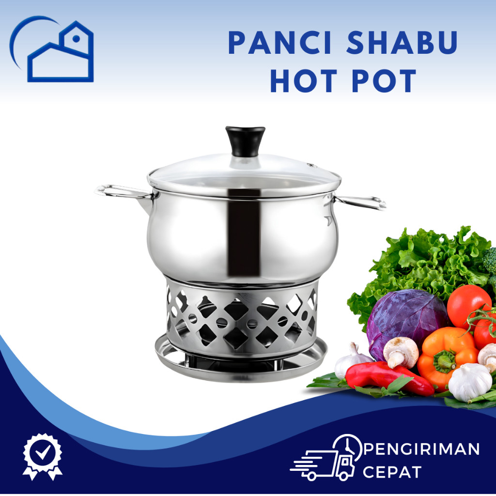 Panci Hot Pot Shabu Shabu Steamboat / Hot Pot Panci Shabu Sukiyaki