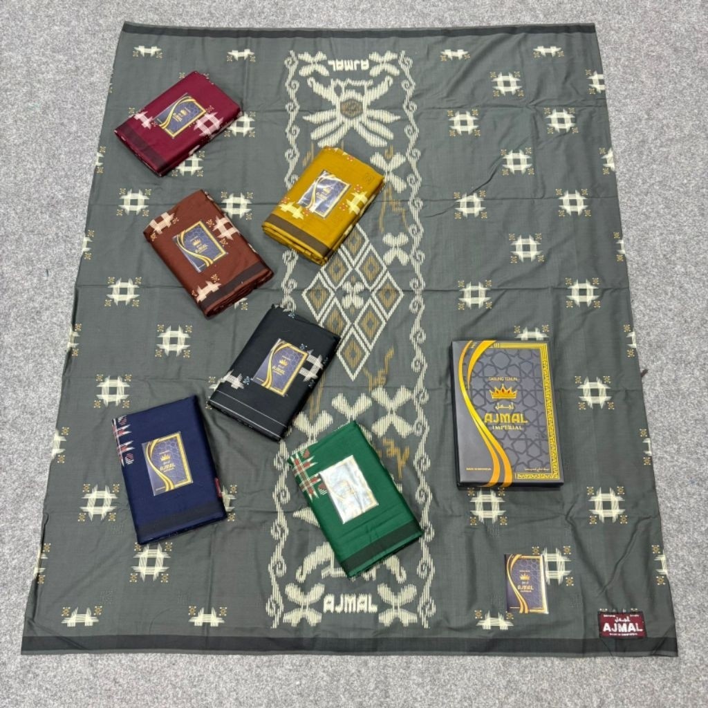 Sarung Ajmal Imperial Tempean Klasik – Elegan & Adem Dipakai