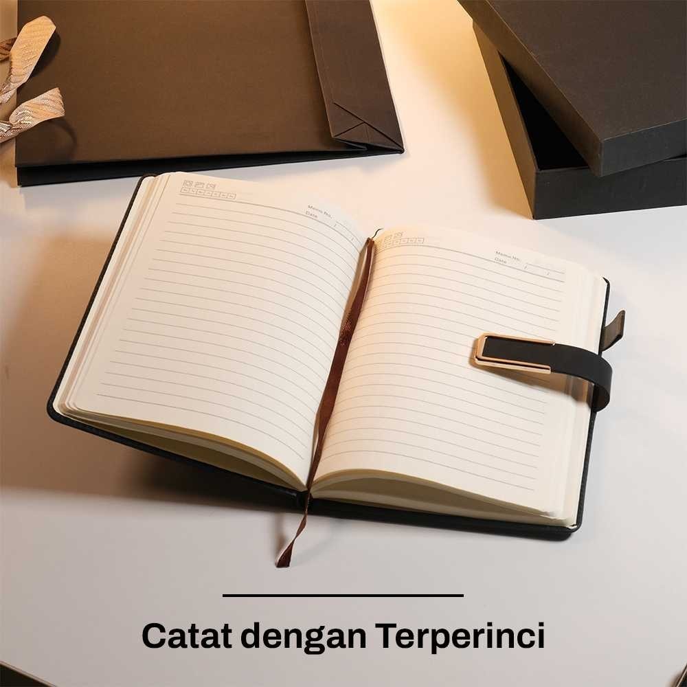 

TAMSTRE Toddi Set Buku Jurnal Leather Notebook Diary 80GSM 200 Halaman - JG663
