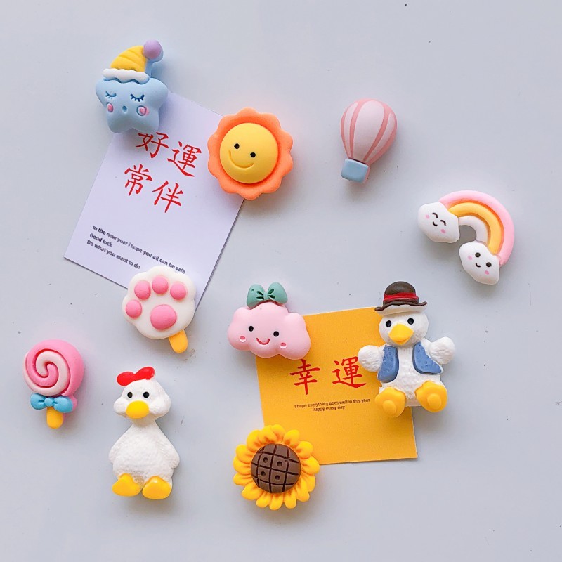 Hiasan Kulkas Magnet Karakter 3D Tempelan Kulkas Aesthetic Magnet Kulkas Lucu Set Magnet Kulkas Mini
