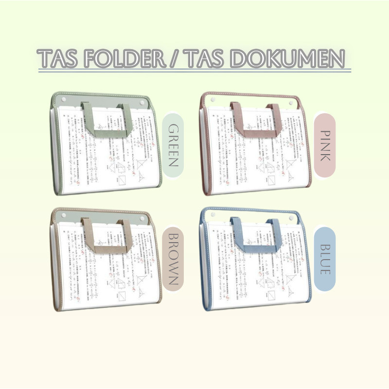 Tas Dokumen File A4 Ukuran Map Tas Dokumen 13 Sekat Transparan File Folder Document Bag A4 Folder Ma