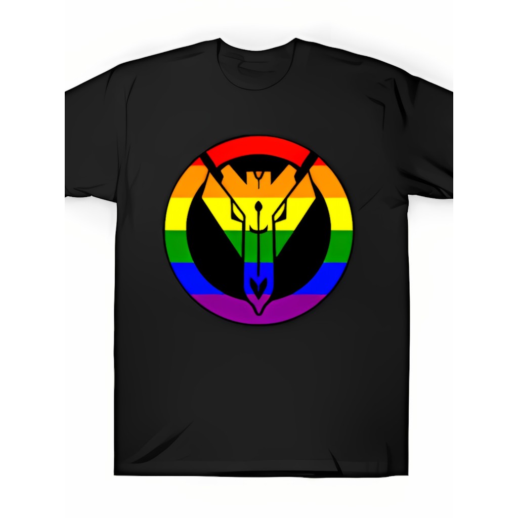Kaos Pride Watchmen - Kaos Pelangi Retro, Nyaman