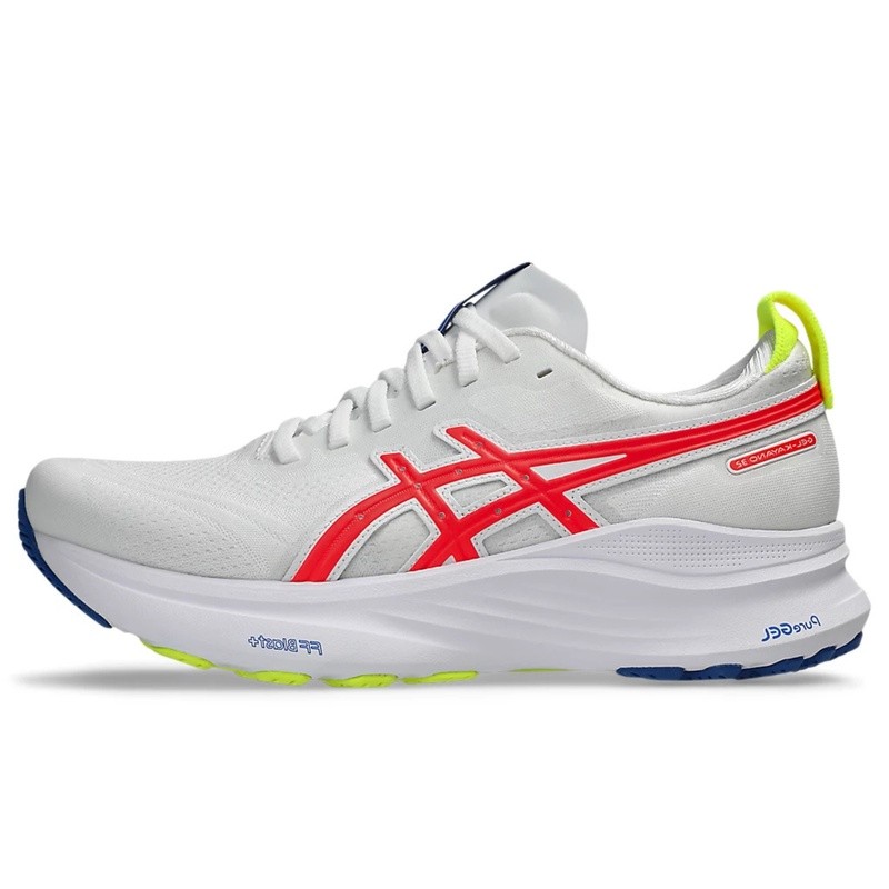 Sepatu Lari Wanita Asics Wmns Gel-Kayano 32 Asics Track Club White - Flash Coral Original 1012B905.1