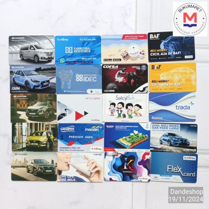 Kartu e-Money Mandiri Bekas Murah etoll emoney e-toll custom