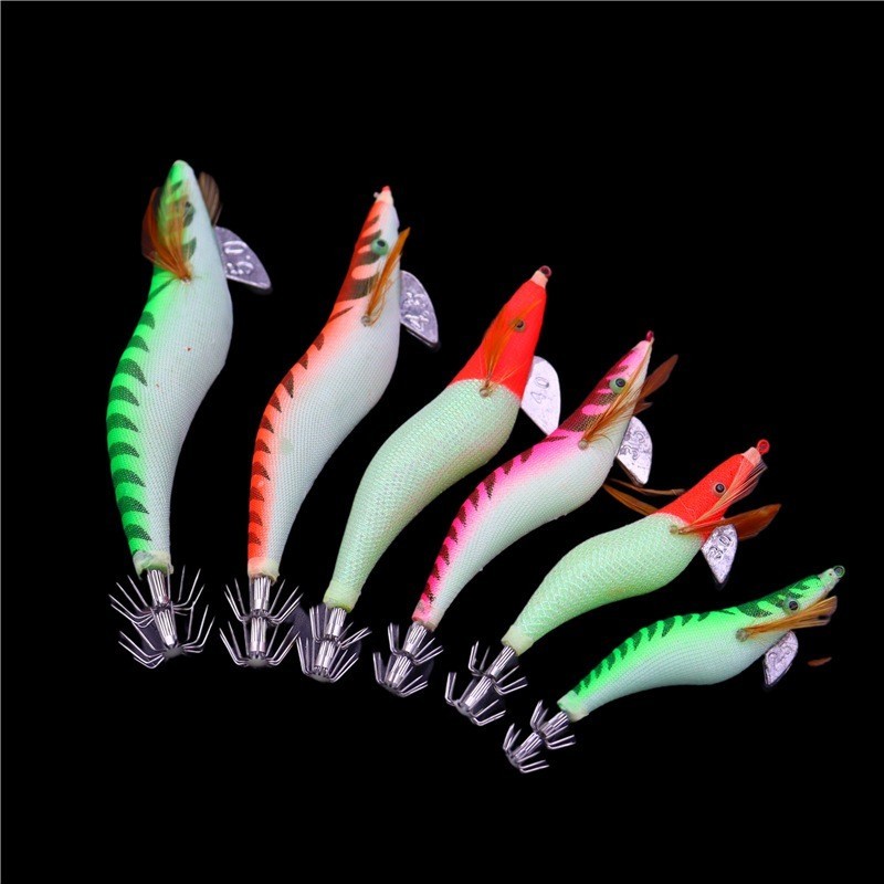 Squid Jig Glow 2.5# – 4.0# | Umpan Pancing Cumi Sotong Malam Hari