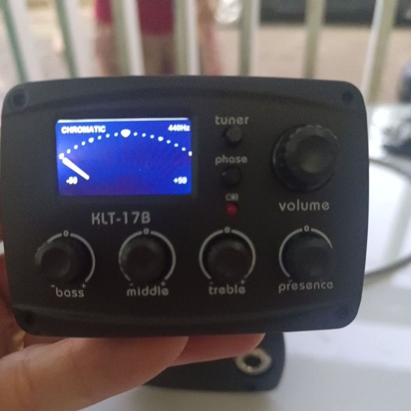 PREAMP GITAR AKUSTIK KLT-17B/EQUALIZER GITAR AKUSTIK/PREAM GITAR