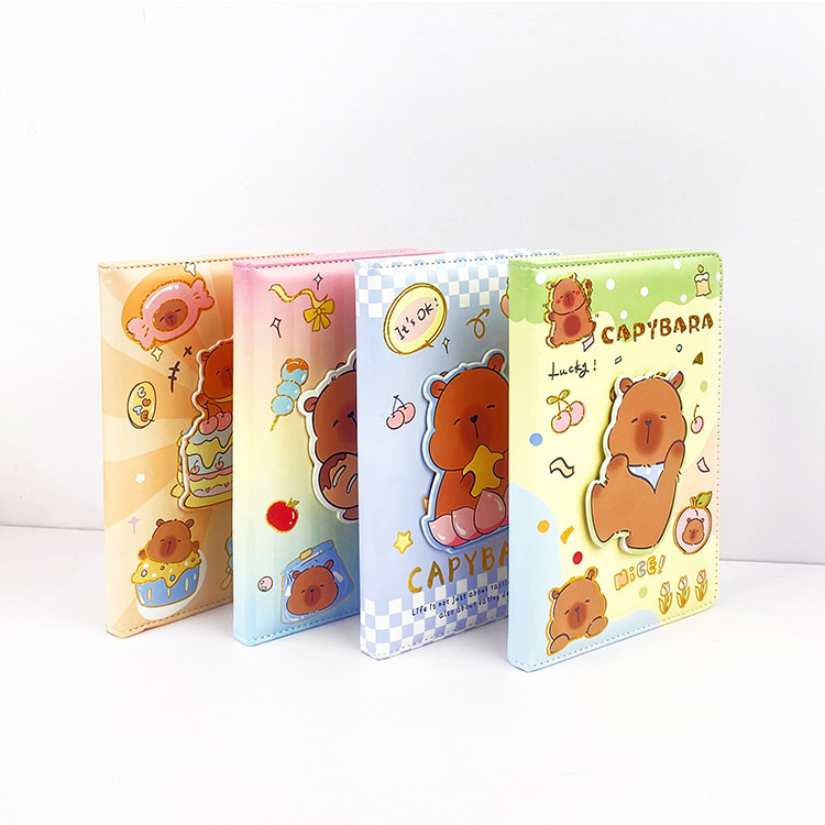 

Capybara Character Notebook Buku Tulis Anak Karakter Hewan Lucu Imut Ukuran A5 13 x 19 cm Jurnal Diary Kids