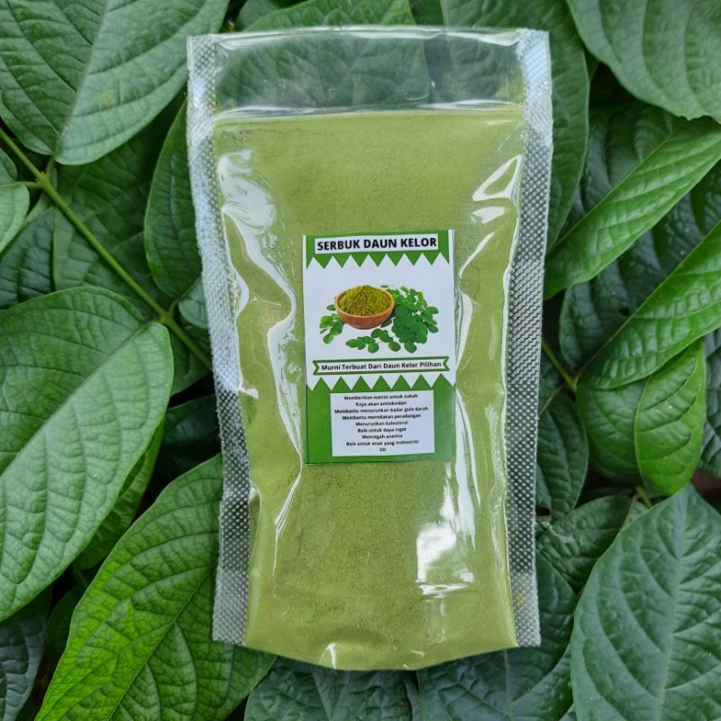 

Bubuk Serbuk Daun Kelor isi 100 gram Moringa murni masker minuman