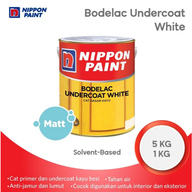 MENI KAYU PUTIH BESI CAT DASAR BODELAC UNDERCOAT NIPPON