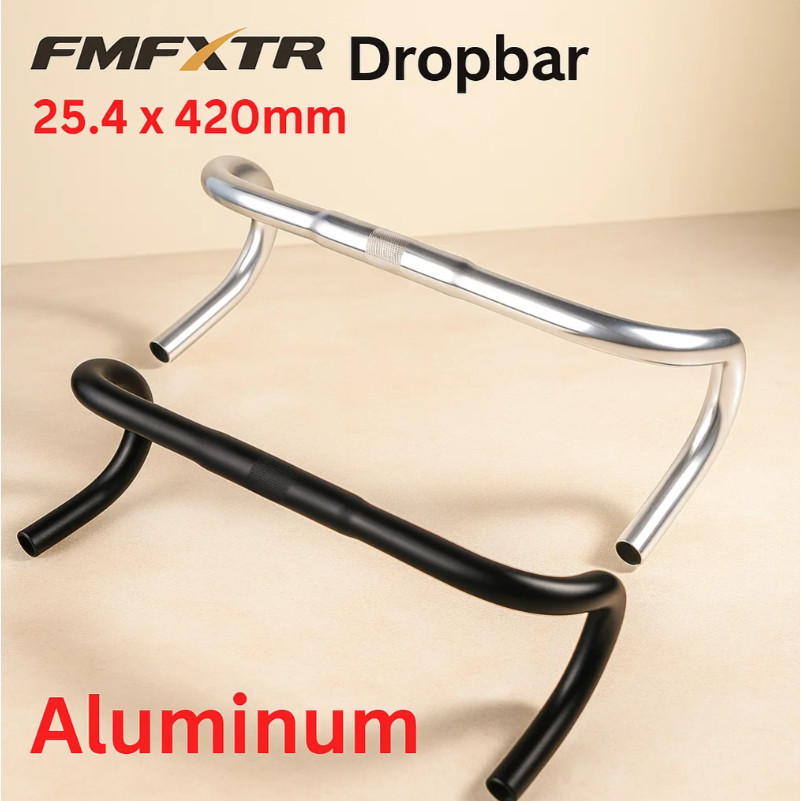 FMFXTR Dropbar Stang Sepeda Balap 25.4 x 420mm Alloy Ringan Kuat Handlebar Road Bike Fixie Gravel Fi