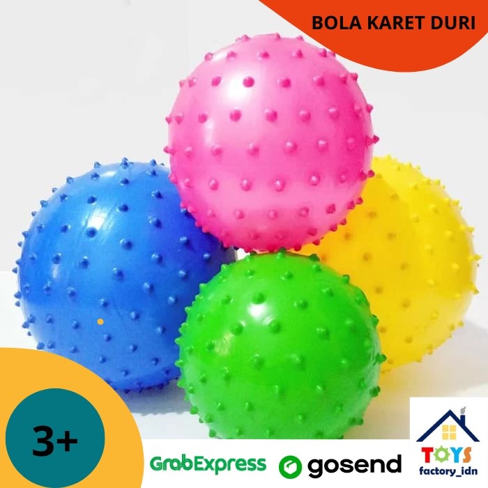 Mainan Bola Karet Duri  - Bola Duri - Bola Karet