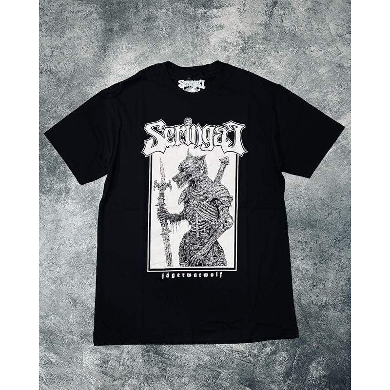 (COD) TSHIRT SERINGAI X JAGER - JAGERWARWOLF