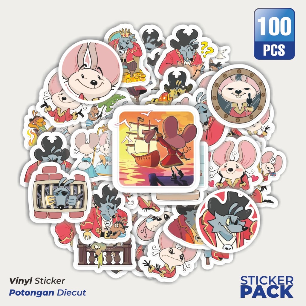 

Stiker Vinyl Funny Character Gorgonzola And Crew Waterproof Aesthetic- Untuk Laptop, Motor, dan Helm - Paper Stationery Pack