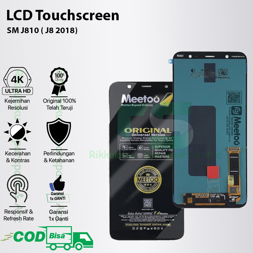 LCD Touchscreen Samsung J8 (2018) Original 100% Fullset