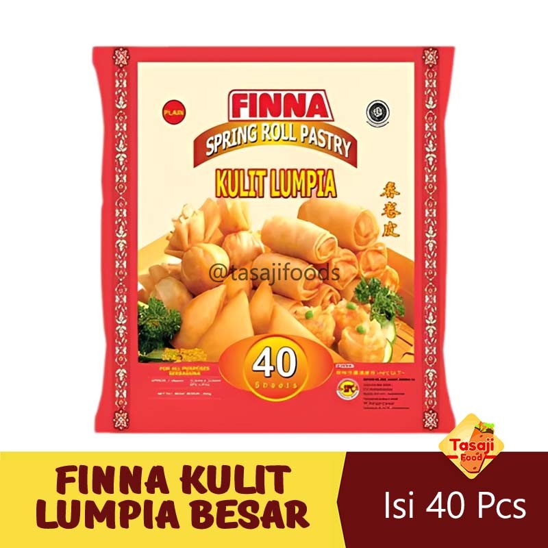 

Finna Kulit Lumpia Besar Isi 40 Pcs Spring Roll Pastry Kulakan