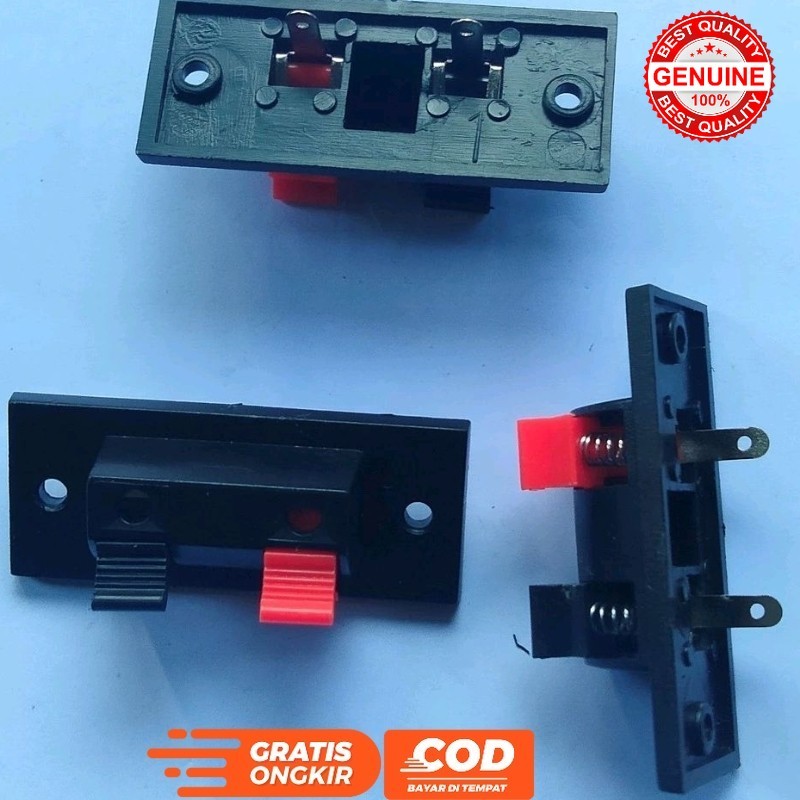 TERMINAL SPEAKER SPIKER AKTIF KECIL 2P 2 PIN 2 KAKI