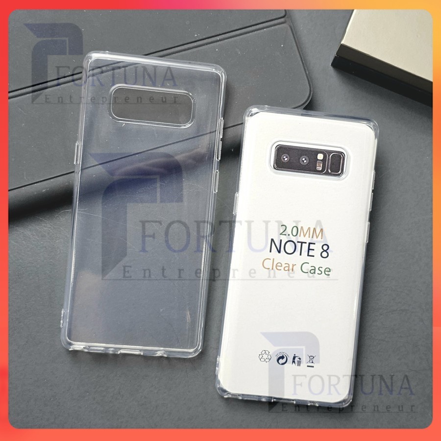 [ FORTUNA ] COD CASE SAMSUNG NOTE 8 - SOFTCASE CLEAR HD PREMIUM SAMSUNG NOTE 8
