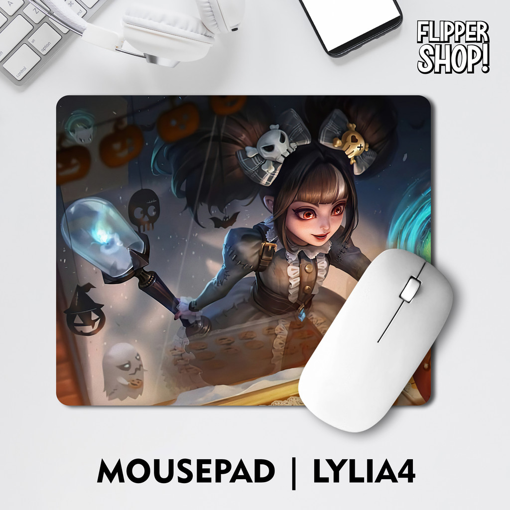 Mousepad Motif Hero Luo Yi & Lylia Mobile Legends Anti Slip Alas Mouse Pad Gaming