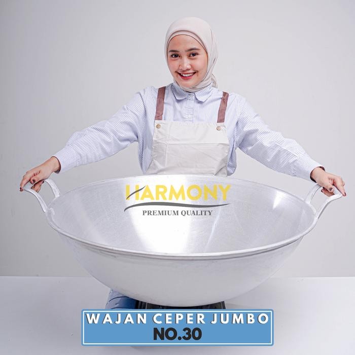 

HARMONY Wajan Ceper Jumbo No 30 Diameter 72 Cm Kuali Pilihan Untuk Masak Besar Menambah Koleksi Kitchenware Dapur Aluminium Penggorengan