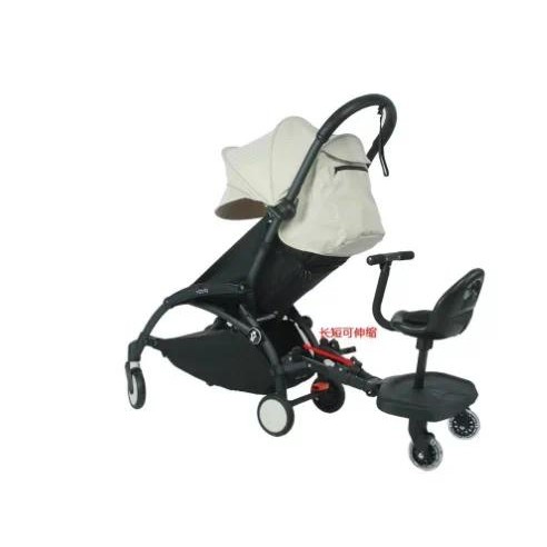 Dual Seat Baby Stroller Footboard, Second Baby Auxiliary Pedal, Adjustable Stroller Step, Walker Ext