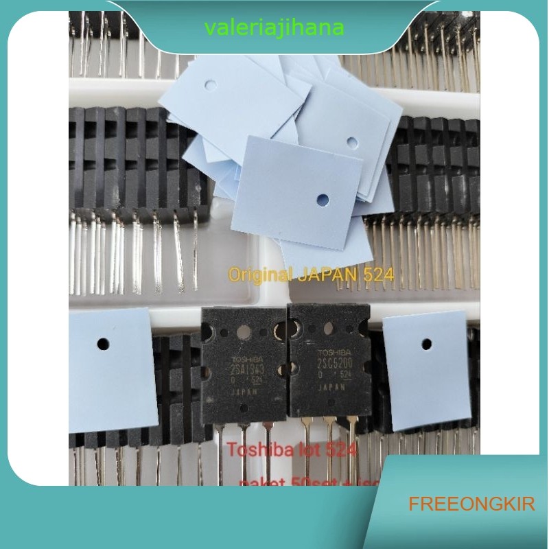 Toshiba 2SA 1943 2SC 5200 LOT 524 Transistor Toshiba lot 524 paket 50set