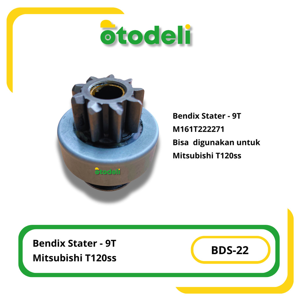 Bendix Stater Mitsubishi T120SS 9T