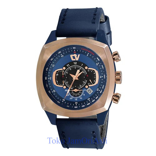 Promo Original Jam Tangan Pria Christ Verra CV C75048G-2J BLU Garansi Resmi 2 Tahun