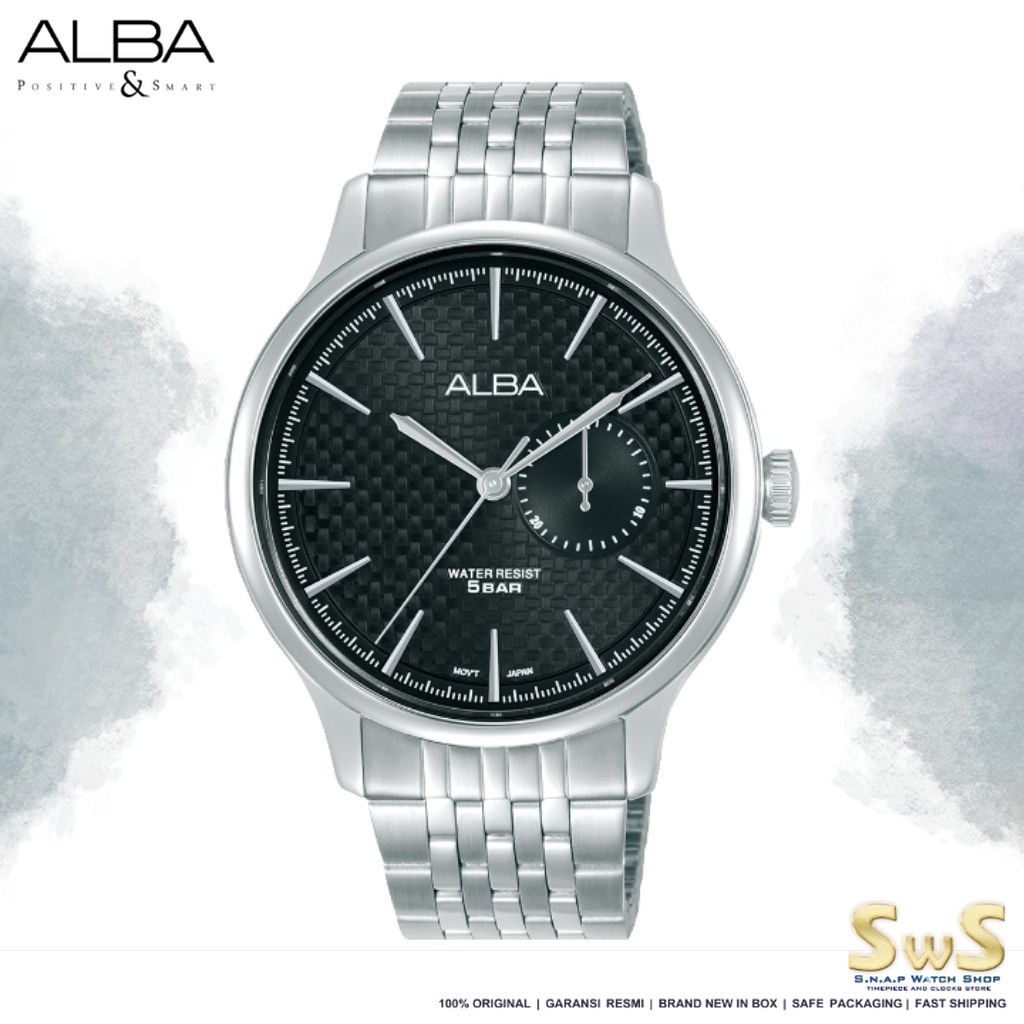 ALBA A5B005 Alba A5B005X1 Jam Tangan Pria Men's Watch Original Garansi Resmi