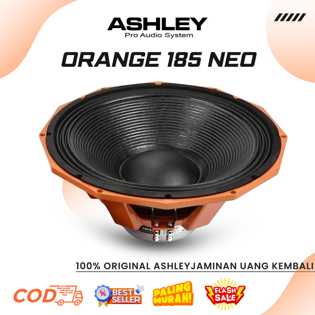 Speker Ashley Orange 185 Neo Professional Speaker Neodymium