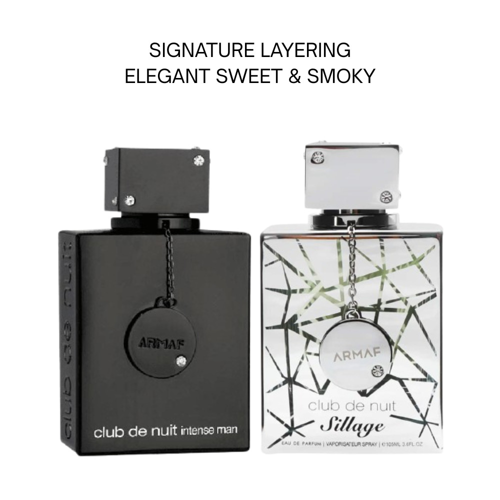 Bundle Armaf Club De Nuit CDN Intense Men & Sillage EDP 105ml Duo Bundle | Parfum Pria | Fresh Elega