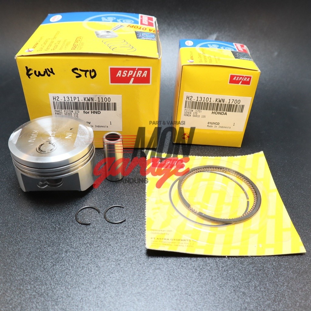 PISTON KIT SEHER VARIO-125 OS STD-200 ASPIRA