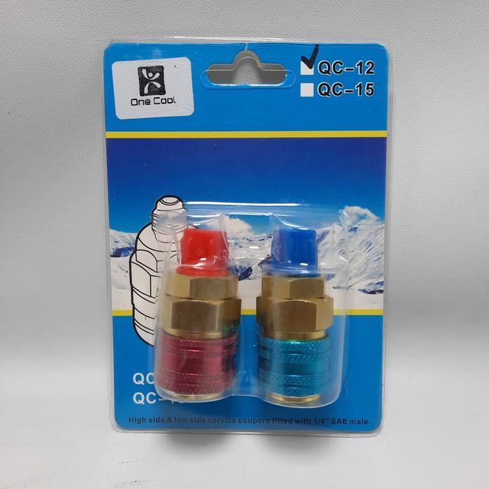 Big Salle  QUICK COUPLER QC-12 (ALU) FOR FREON R134A ONE COOL