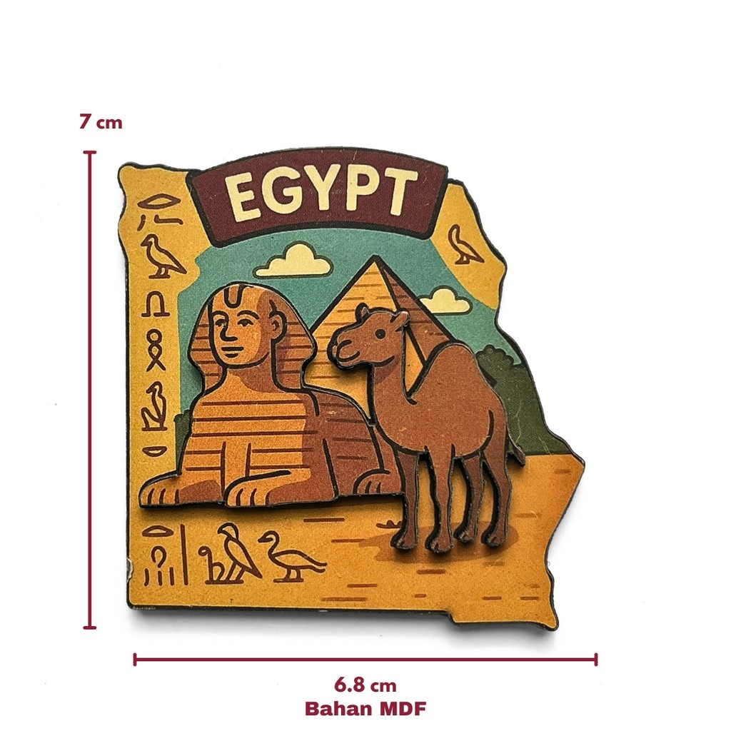 Souvenri Magnet Kulkas Egypt Oleh oleh Negara Mesir