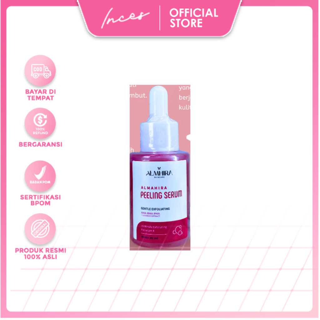 INCES - Peeling serum | ALMAHIRA SKINCARE | AHA BHA PHA