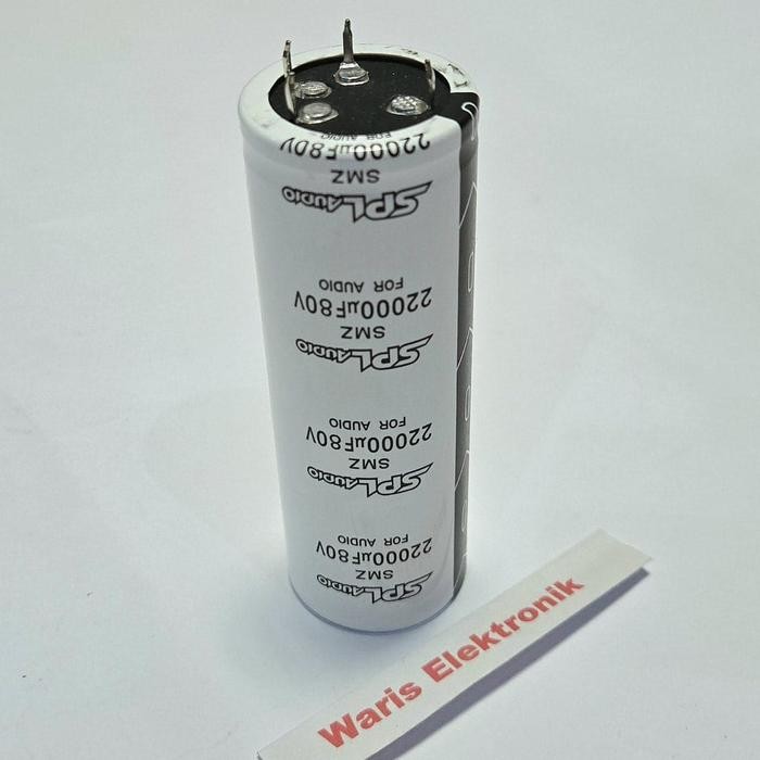 Elco 22000 uF / 80 V SPL Audio SMZ Elko Capasitor Berkualitas